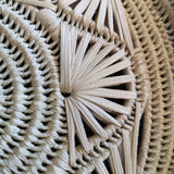 Palm tree plate weaving