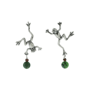 Jumping Frog Earrings