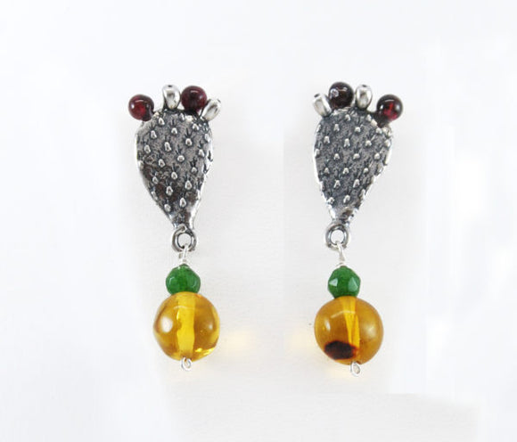 Cactus Earrings Medium